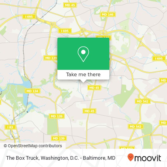 The Box Truck map