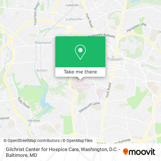 Mapa de Gilchrist Center for Hospice Care