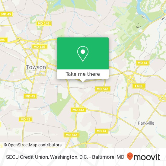 SECU Credit Union map