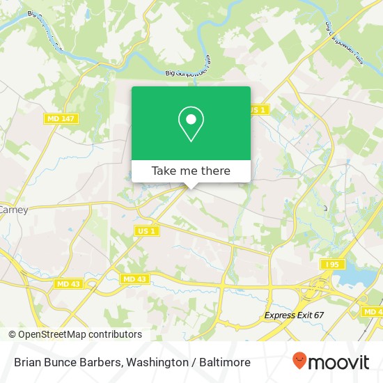 Mapa de Brian Bunce Barbers