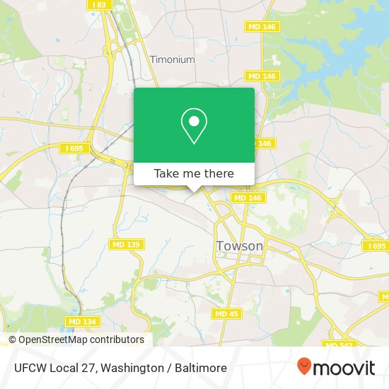 Mapa de UFCW Local 27