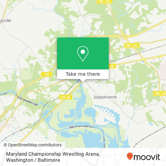 Maryland Championship Wrestling Arena map