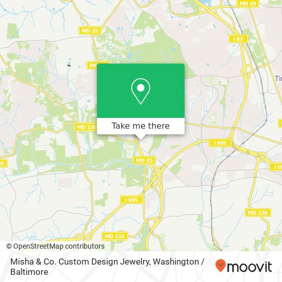 Misha & Co. Custom Design Jewelry map