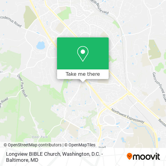 Mapa de Longview BIBLE Church