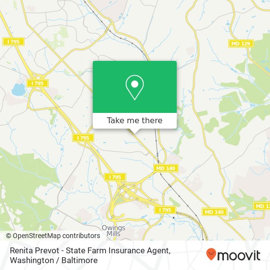 Renita Prevot - State Farm Insurance Agent map