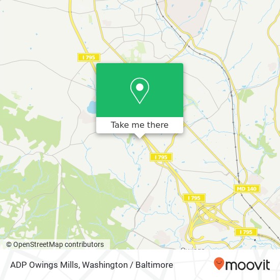ADP Owings Mills map