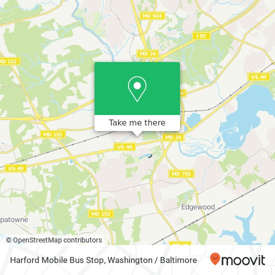 Mapa de Harford Mobile Bus Stop