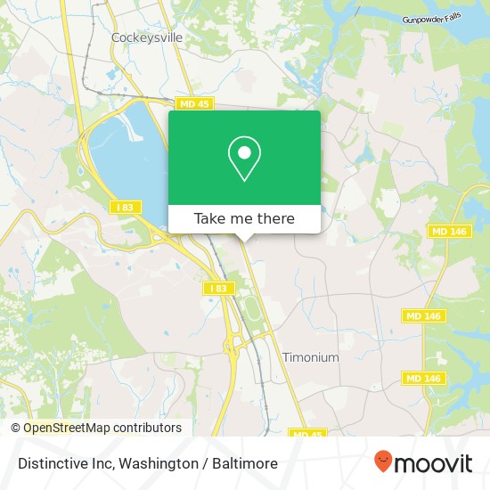 Distinctive Inc map