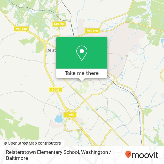 Mapa de Reisterstown Elementary School