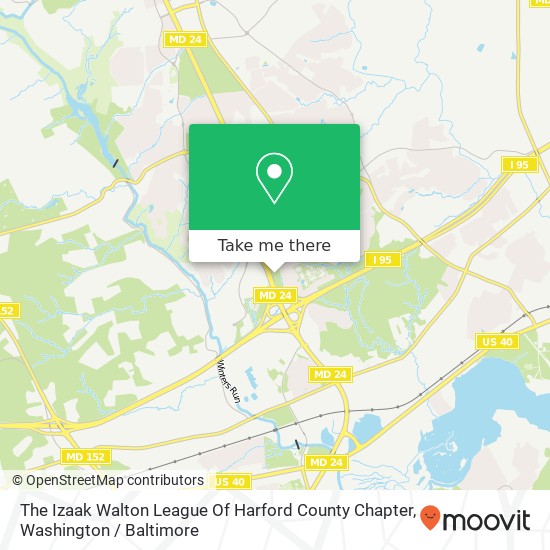 Mapa de The Izaak Walton League Of Harford County Chapter