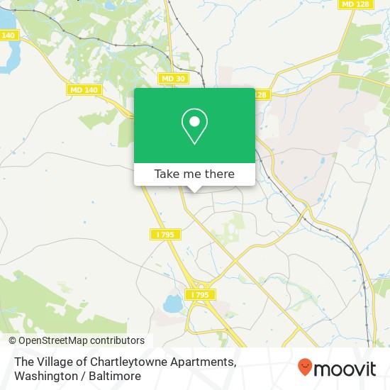 The Village of Chartleytowne Apartments map