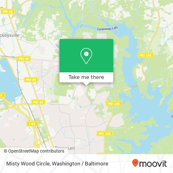 Mapa de Misty Wood Circle