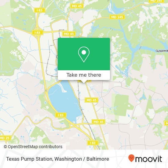 Texas Pump Station map