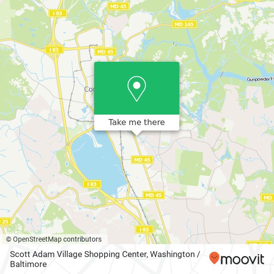 Scott Adam Village Shopping Center map
