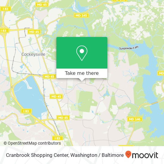 Cranbrook Shopping Center map