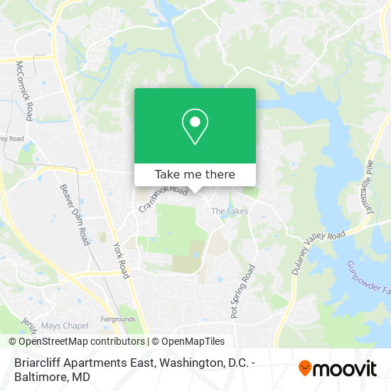 Briarcliff Apartments East map