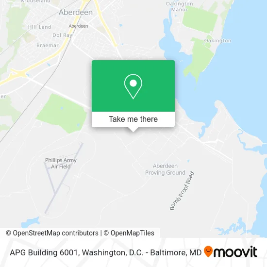 APG Building 6001 map
