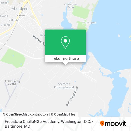 Mapa de Freestate ChalleNGe Academy