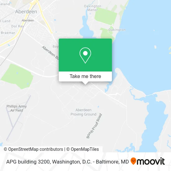 Mapa de APG building 3200
