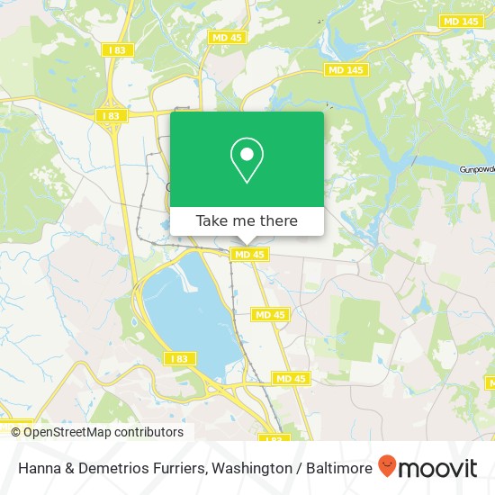 Hanna & Demetrios Furriers map