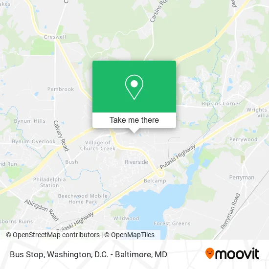 Bus Stop map