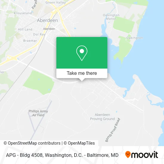 Mapa de APG - Bldg 4508