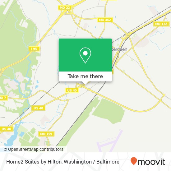 Mapa de Home2 Suites by Hilton