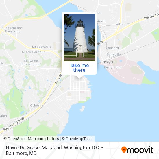 How to get to Havre De Grace Maryland in Harford County by Bus