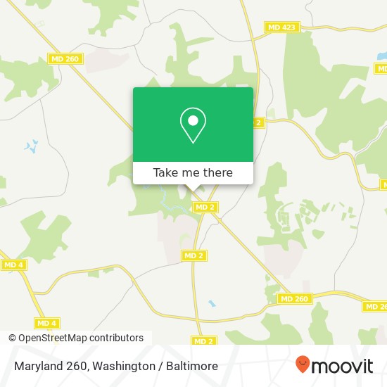 Mapa de Maryland 260