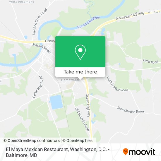 El Maya Mexican Restaurant map