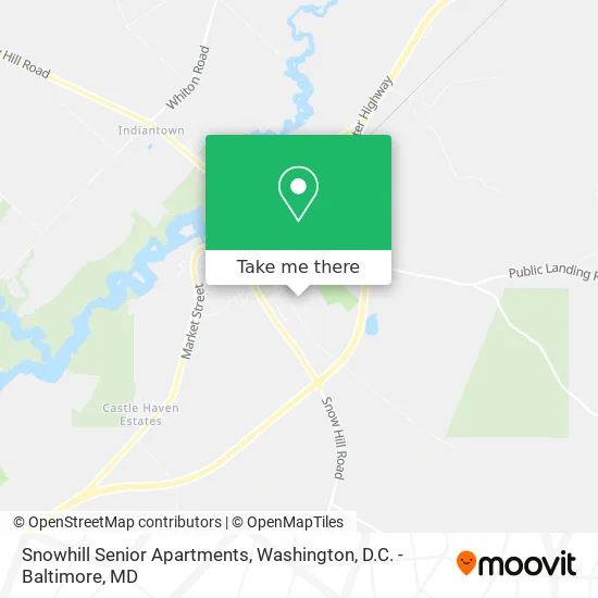 Mapa de Snowhill Senior Apartments