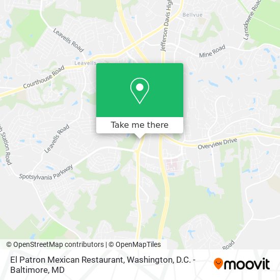 El Patron Mexican Restaurant map