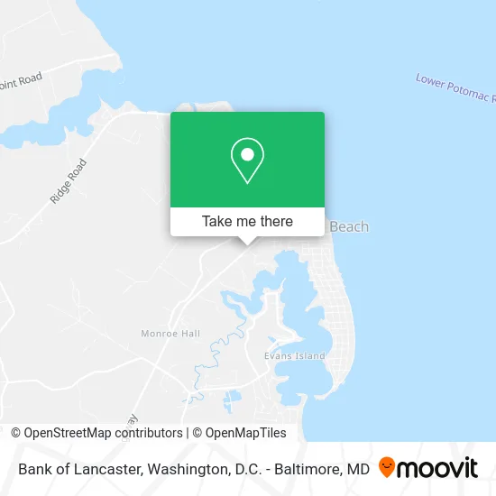 Bank of Lancaster map