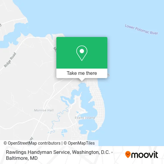Rawlings Handyman Service map