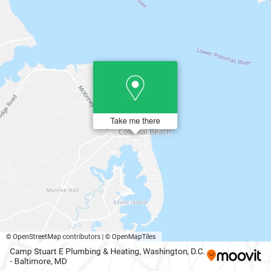 Camp Stuart E Plumbing & Heating map