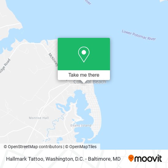Hallmark Tattoo map