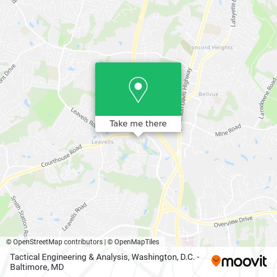 Mapa de Tactical Engineering & Analysis