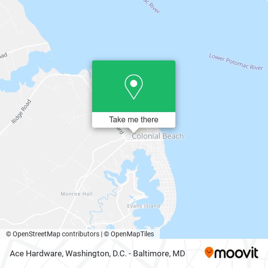 Ace Hardware map