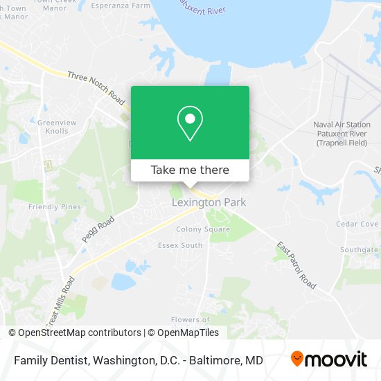 Family Dentist map