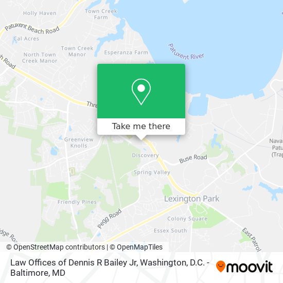 Law Offices of Dennis R Bailey Jr map