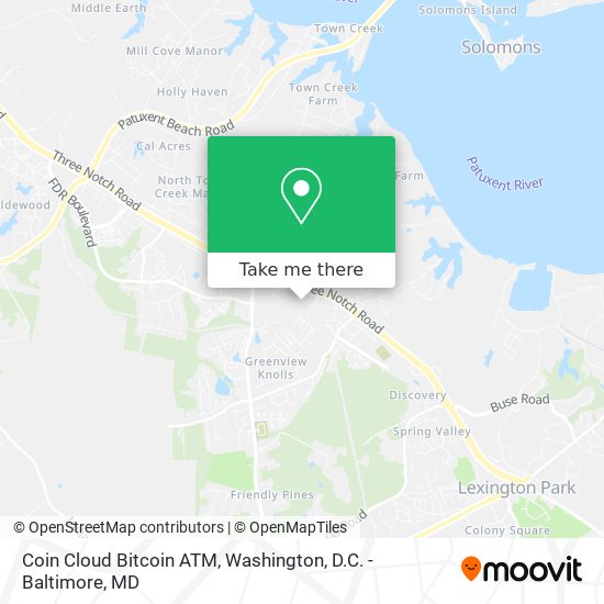 Coin Cloud Bitcoin ATM map