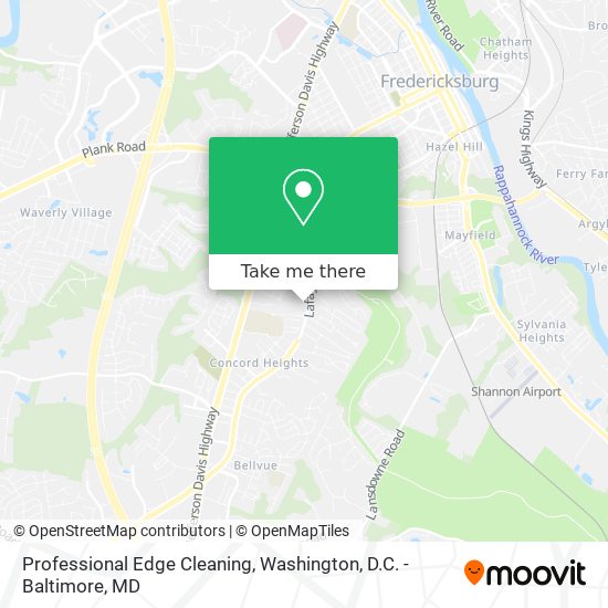 Mapa de Professional Edge Cleaning