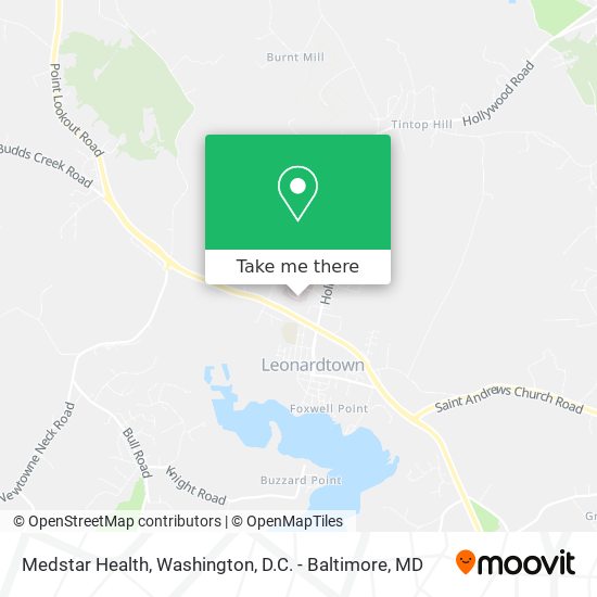 Medstar Health map