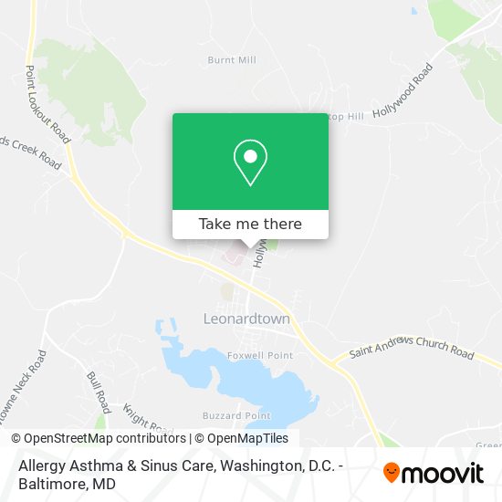 Mapa de Allergy Asthma & Sinus Care