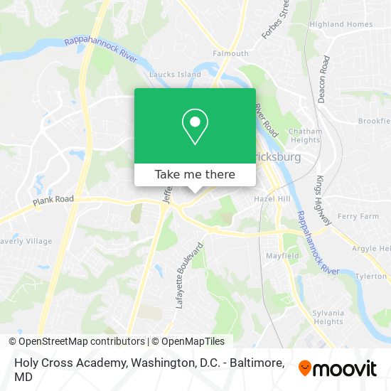 Mapa de Holy Cross Academy