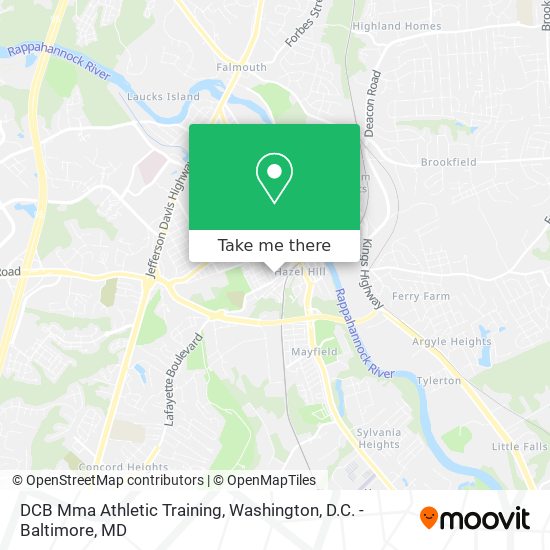 Mapa de DCB Mma Athletic Training