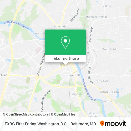 Mapa de FXBG First Friday