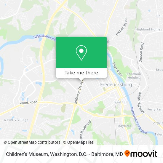 Mapa de Children's Museum