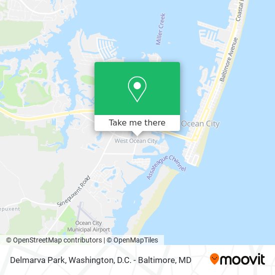 Mapa de Delmarva Park