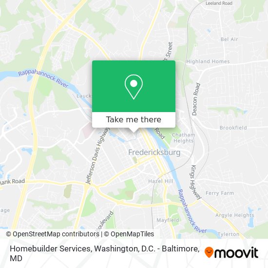 Homebuilder Services map